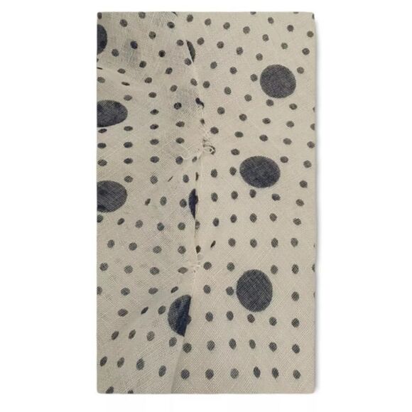 R&D ORIGINAL Women's Vintage Sheer Two Tone Polka Dot Midi Elastic Dress Size S. - Picture 5 of 8